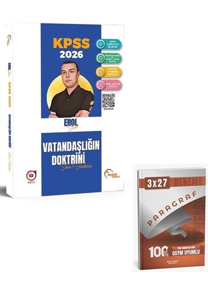 Doktrin 2026 Kpss Vatandaşlık Vatandaşlığın Doktrini Soru Bankası Çözümlü+Anla Kazan Paragraf