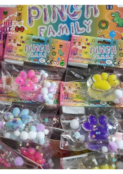 Kedi Pati Taba Squishy Oyuncağı Yumuşacık Jel Oyuncak Pati