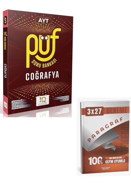 Iq 2026 Yks Ayt Coğrafya Püf Soru Bankası+Anla Kazan Paragraf