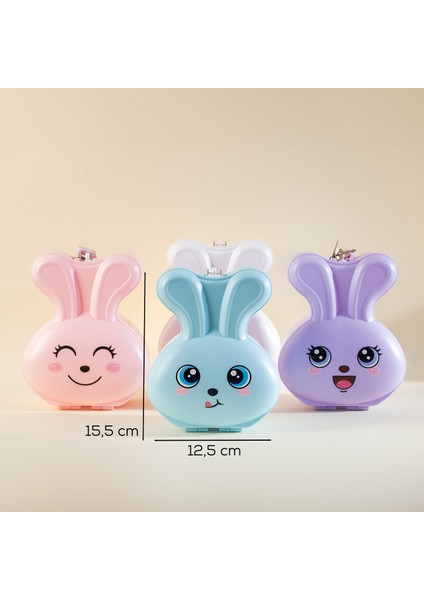 041-1 Pvc Anahtarlı Kilitli Gülenyüz Kumbara Lila 12,5X15,5CM fırsatları