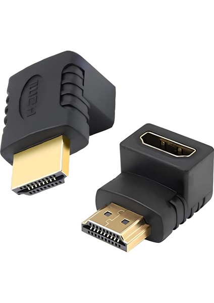 HDMI Uyumlu 90 Derece Dik Açılı Adaptör Hdmı Erkek Kadın Hdmı Dirsek Konnektörü HDMI Girişi Tüm Cihazlarla Uyum Sağlamaktadır Hdr Full Hd Uzatıcı fırsatları