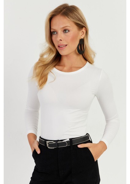 Kadın Beyaz Bluz LPP1253 modelleri