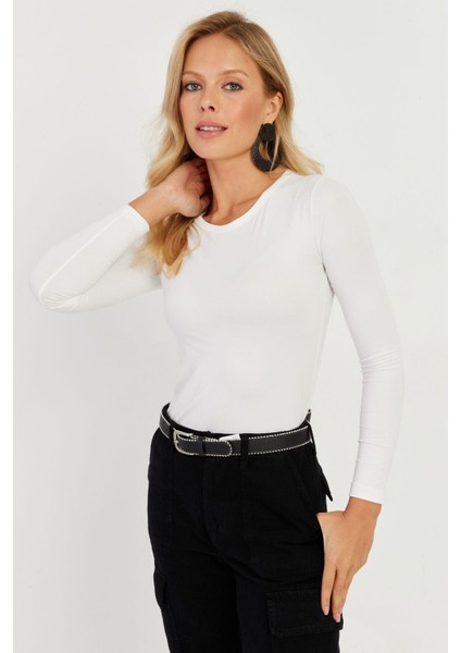 Kadın Beyaz Bluz LPP1253 fırsatları