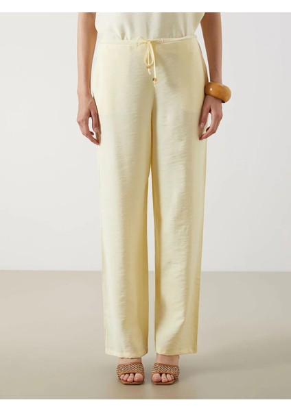 Lcw Vision Beli Lastikli Geniş Paça Kadın Pantolon (S5) fiyatları