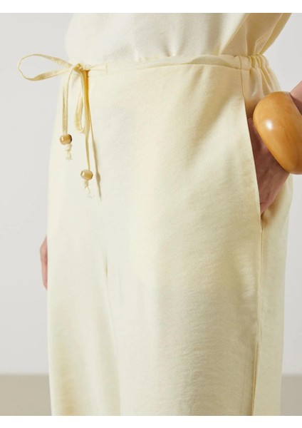 Lcw Vision Beli Lastikli Geniş Paça Kadın Pantolon (S5) modelleri