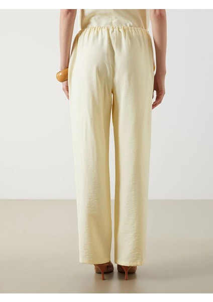 Lcw Vision Beli Lastikli Geniş Paça Kadın Pantolon (S5) fırsatları