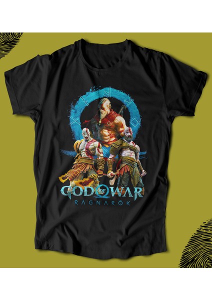 'god Of War - Ragnarök' Baskılı 'regular-Fit' Unisex Tişört