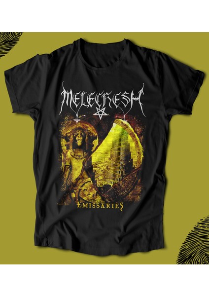 'melechesh - Emissaries' Baskılı 'regular-Fit' Unisex Tişört