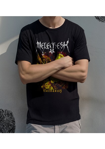 'melechesh - Emissaries' Baskılı 'regular-Fit' Unisex Tişört fırsatları