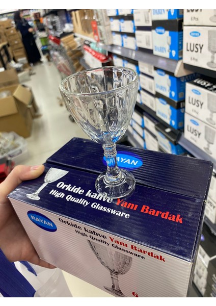 Orkide Kahve Yanı Bardağı