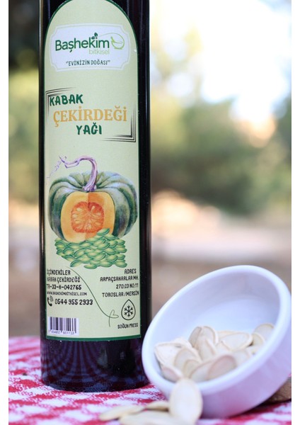 Kabak Çekirdeği Yağı 250 ml Soğuk Press Katkısız Saf Seyreltilmemiş Yerli Tohum Isıl Işlem Görmemiş fiyatları