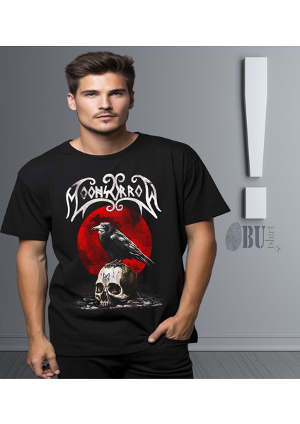 'moonsorrow - Crow‘ Baskılı 'regular-Fit' Unisex Tişört
