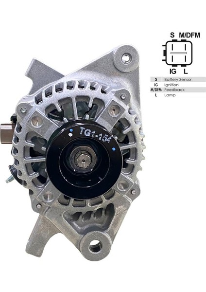 12V Alternatör Dinamo 80 A (4 Fiş) (S-M/dfm-Ig-L) Toyota Aurıs/corolla/urban Cruıser/yarıs fiyatları