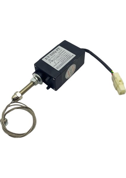 12V Stop Selenoidi (Halatlı) (3 Fiş) (Itmeli) Jeneratör-Marin