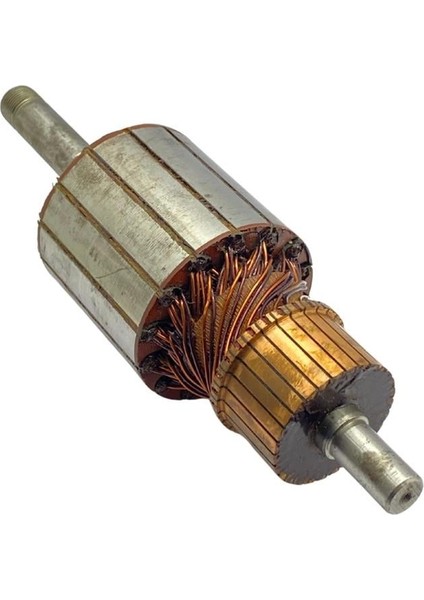 12V Düz Dinamo Şarj Kollektörü (Rotor) (Çap:70 BOY:239 Mm) Em
