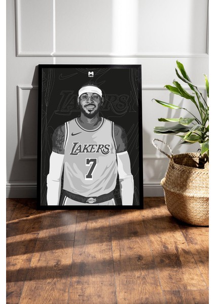 Carmelo Anthony Çerçeveli Tablo - Basketbol Nba Posteri Tablo fiyatları