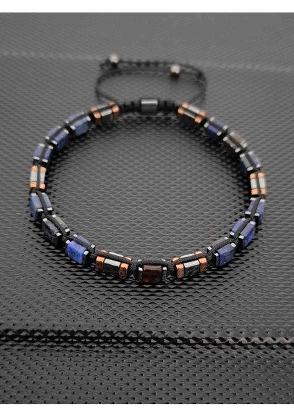 Küp Lapis Lazuli 4-5 Mm-Damla Kehribar Doğaltaş Bileklik Takı Aksesuar