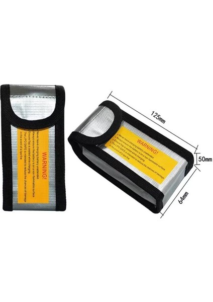 Lipo Pil Yanmaz Koruma Çantası - 6.4X5X12.5 cm fiyatları