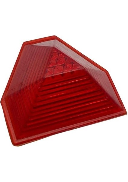 Takoz Lamba Camı Piramit (Kırmızı)