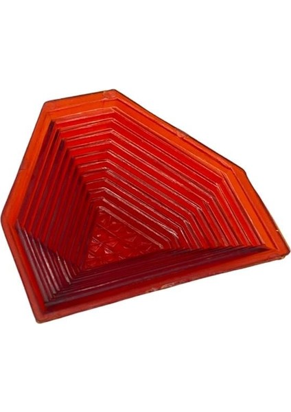 Takoz Lamba Camı Piramit (Kırmızı) fiyatları