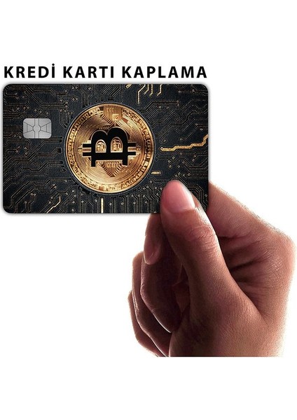 Bitcoin Kart Kaplama Sticker