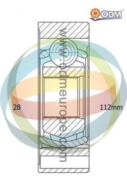 AD35008 Aks Kafasi Amarok 2.0tdi Pickup Touareg 02-10 3.0 V6 Tdi Q7 Iç Sag Sol (112X28) (7la,7l6,7l7)