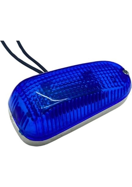Dekor Lambası Mavi Mini Beyaz Taban (3W Sofit 31 Mm-Ampulsüz) (64*31 Mm)