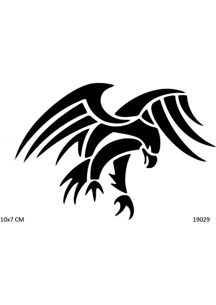 Keskin Kartal Geçici Dövme Şablonu