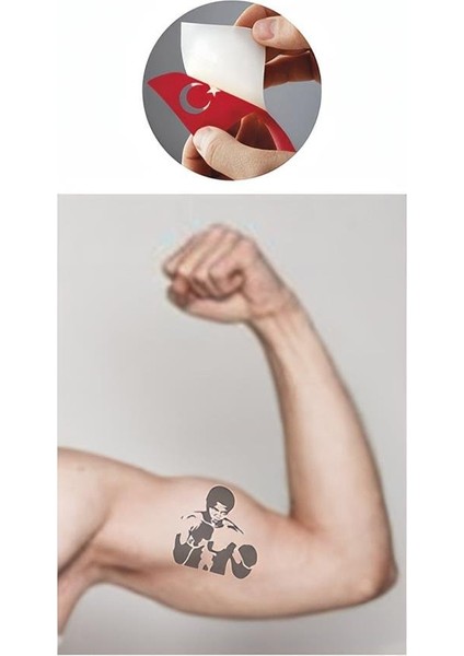 Boksör Tattoo Geçici Dövme Şablonları Kına Kalıpları fiyatları