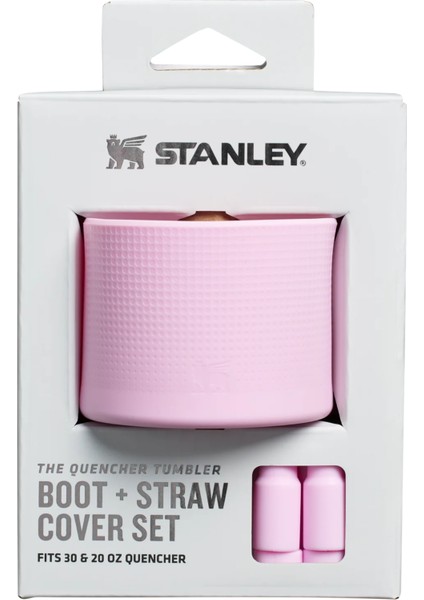 Stanleyquencher Orijinal 0,89 Litre (30 Oz) Termos ile Uyumlu Koruma Seti (Taban Kılıfı + Pipet Kapağı)