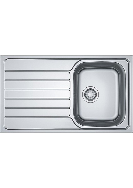 Spark Skl 611 Tek Gözlü Sol Damlalıklı Dekorlu Paslanmaz Çelik Mutfak Eviyesi