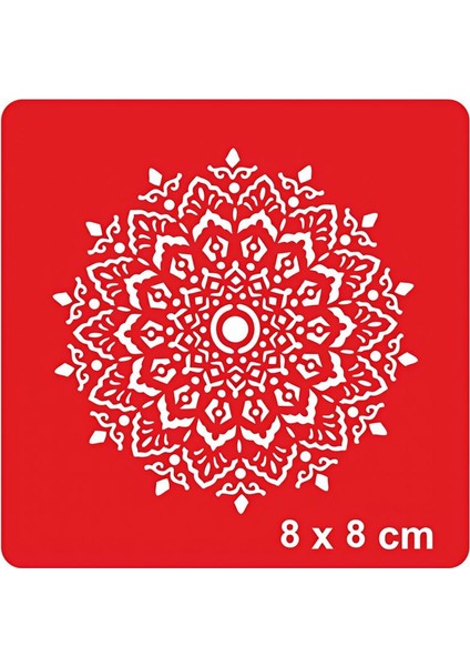 Mandala 355 Tattoo Geçici Dövme Şablonları Kına Kalıpları