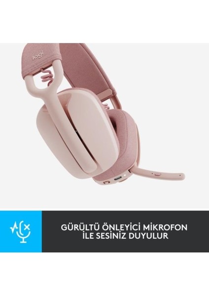 Zone Vibe 100 Bluetooth Çağrı Merkezi Kulaklığı Pembe Outlet fiyatları