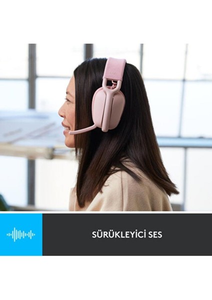 Zone Vibe 100 Bluetooth Çağrı Merkezi Kulaklığı Pembe Outlet modelleri