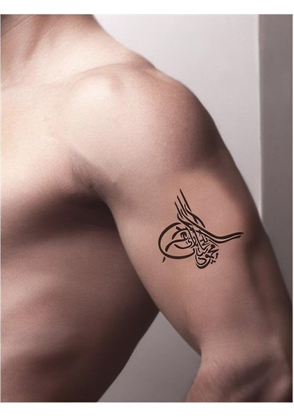 Osmanlı Tuğrası Tattoo Geçici Dövme Şablonları Kına Kalıpları fiyatları