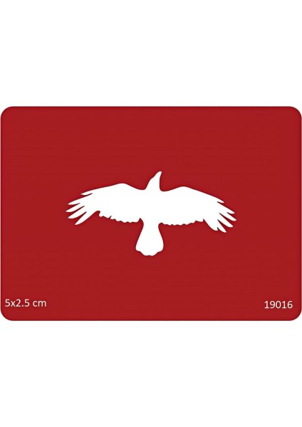Süzülen Kartal Geçici Dövme Şablonu
