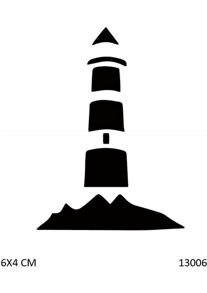 Deniz Feneri Geçici Dövme Şablonu