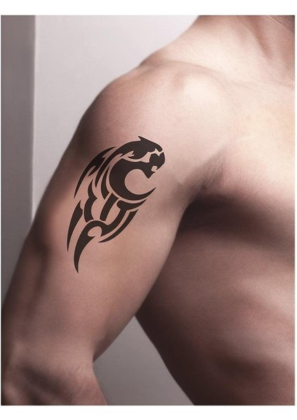 Tribal Jaguar Tattoo Geçici Dövme Şablonları Kına Kalıpları fiyatları