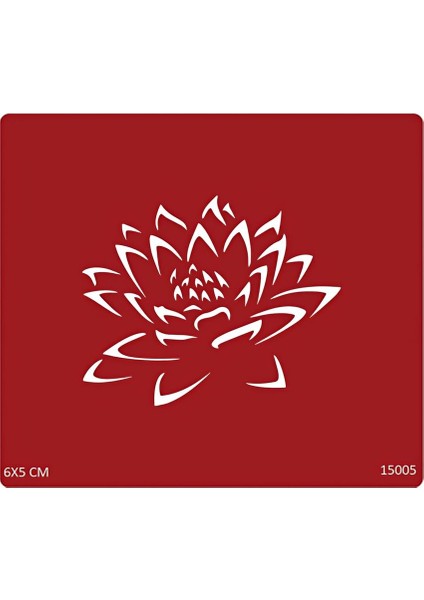 Lotus Çiçeği Geçici Dövme Deseni