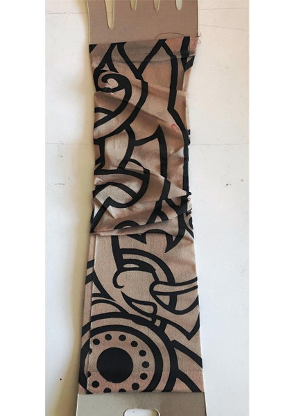 Çift Kol Giyilebilir Dövme Tribalci Desenler Tattoo Sleeve