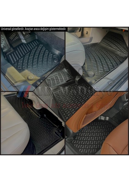 Volkswagen Touareg 3D Siyah Havuzlu Paspas 2010 ve 2014