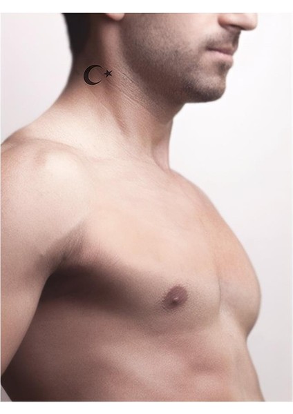 Ay Yıldız-4 Türk Bayrağı Tattoo Geçici Dövme Şablonları Kına Kalıpları fiyatları