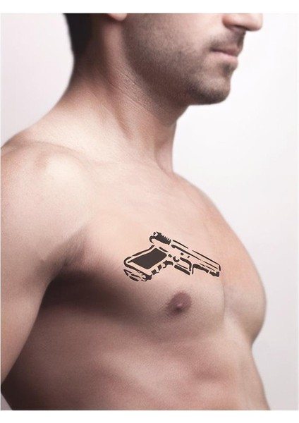 Tabanca Witness Elite Match Tattoo Geçici Dövme Şablonları Kına Kalıpları fiyatları