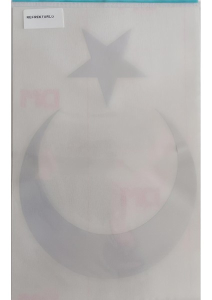Türk Bayrağı Araba Çıkartması Sticker Reflektörlü
