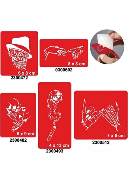 Kafatası Modelleri Dövme Şablonu Kına Deseni