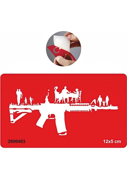 Keleş Silah ve Yaşam Geçici Dövme Tattoo Geçici Dövme Şablonları Kına Kalıpları