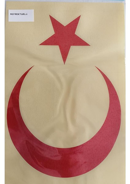 Türk Bayrağı Araç Çıkartması Sticker Reflektörlü