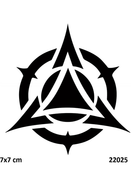 Tribal Motif Geçici Dövme Şablonu