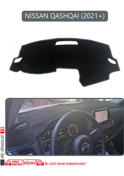 Nissan Qashqaı 2021 +Torpido Koruma Halısı Gri Kenar