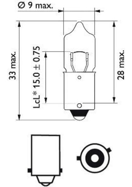 12V H6 AMPUL 6W (BAX9s) fiyatları